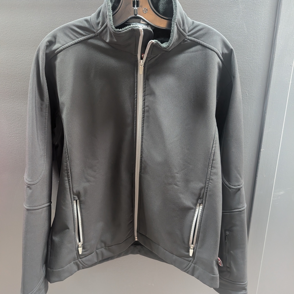 Avalanche Black Performance Softshell Jacket with Contrast Zips